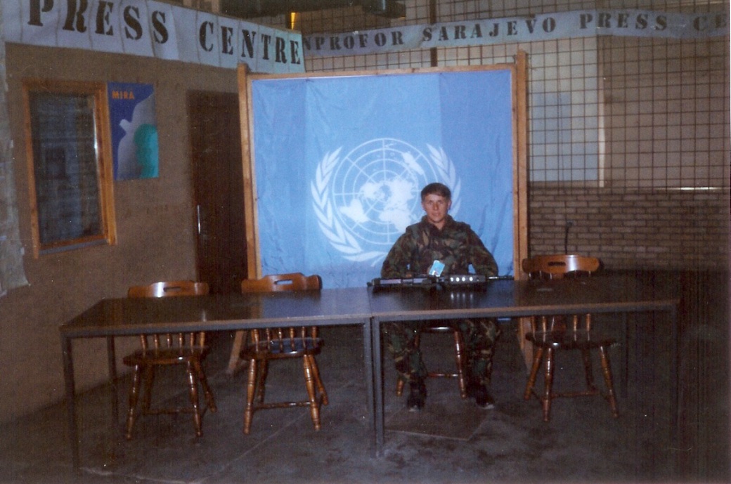 UN Press Centre in Sarajevo