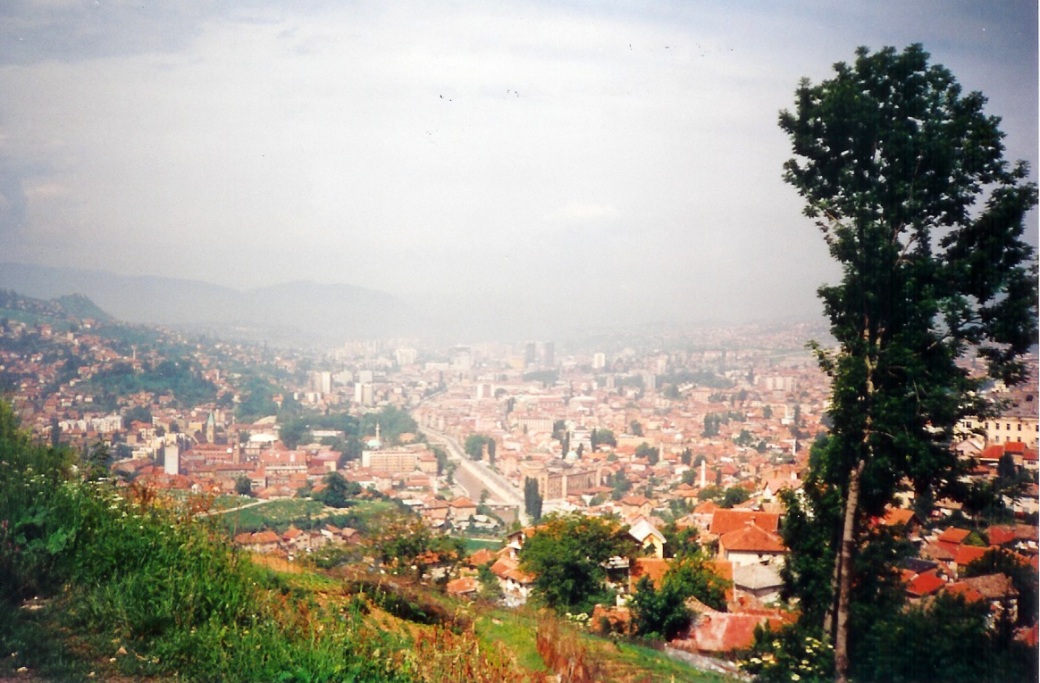 Sarajevo from the Old Fort